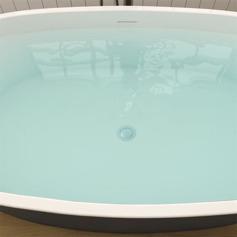 Freestanding Oval Acrylic Bathtub – view 3