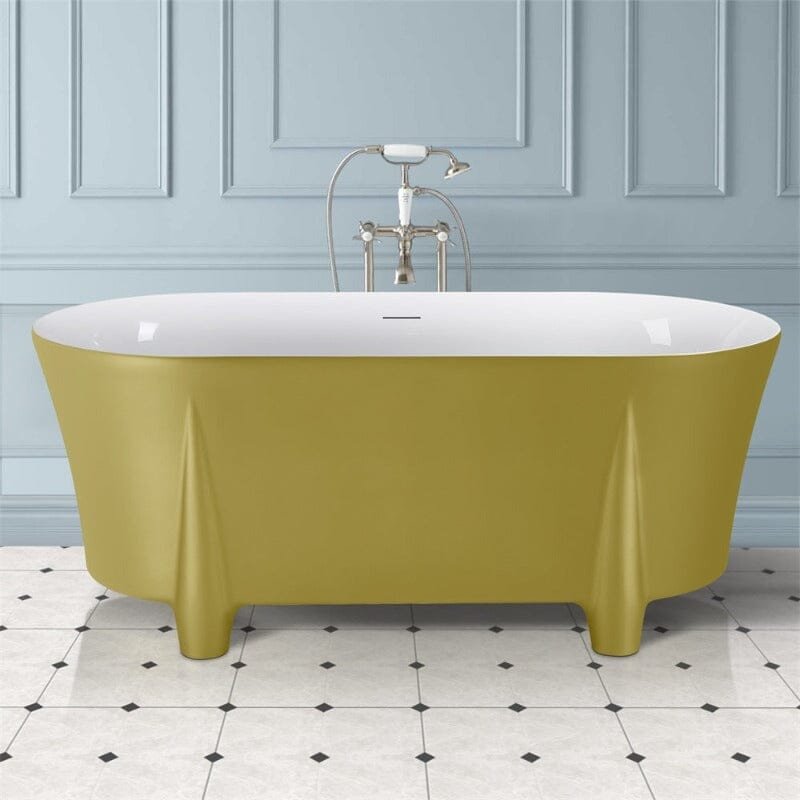 Design Standbadewanne freistehend mit Loewenfuessen