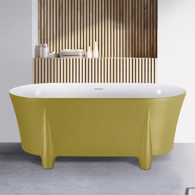 Design Standbadewanne freistehend mit Loewenfuessen – Bild 3