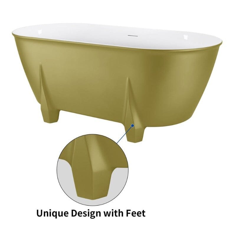 Design Standbadewanne freistehend mit Loewenfuessen – Bild 5