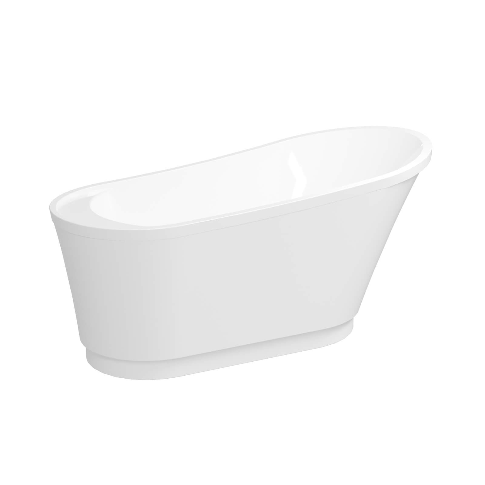 Freistehende Acryl-Slipper-Badewanne – 150 cm – Bild 5