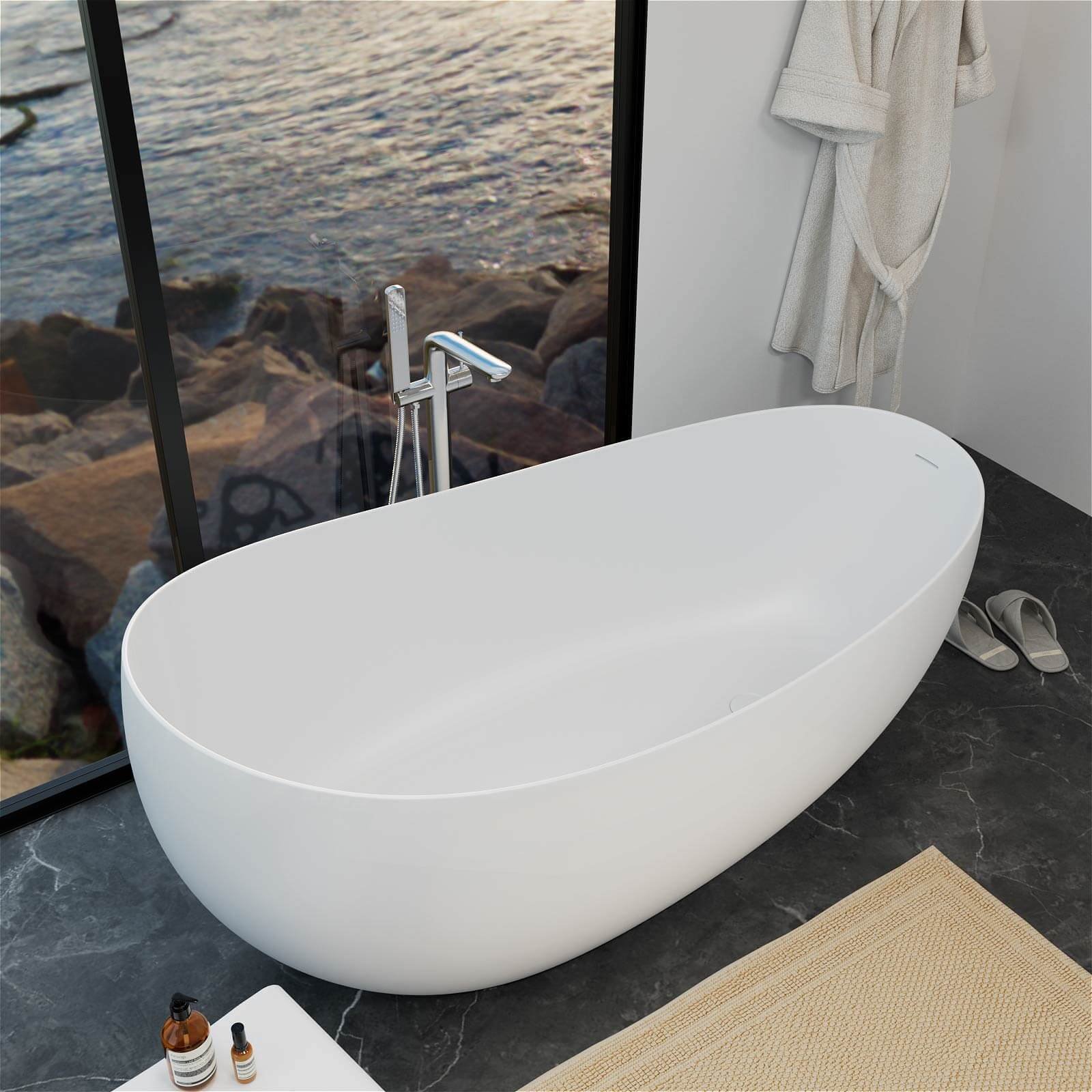 Freestanding Bath 'Solitaire' – view 2