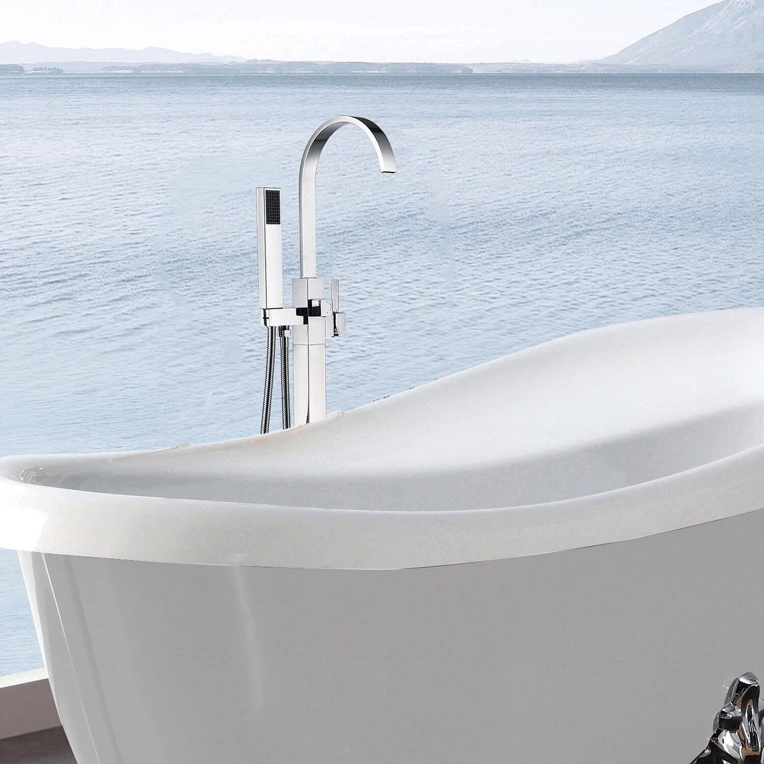 Freestanding Bath Tap with
