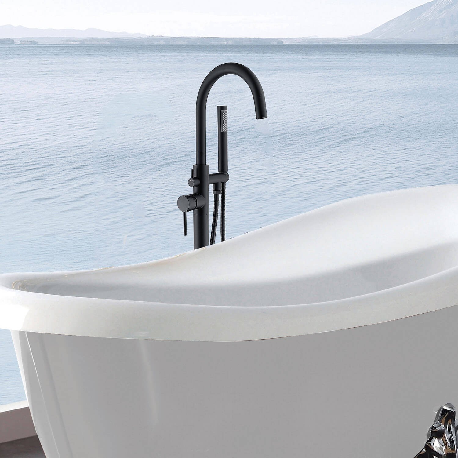 Freestanding Bath Tap in – view 1