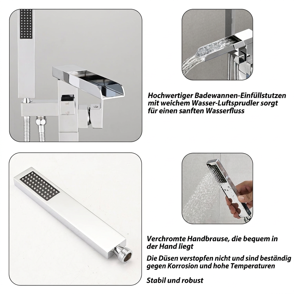Freestanding Bath Tap with – view 3