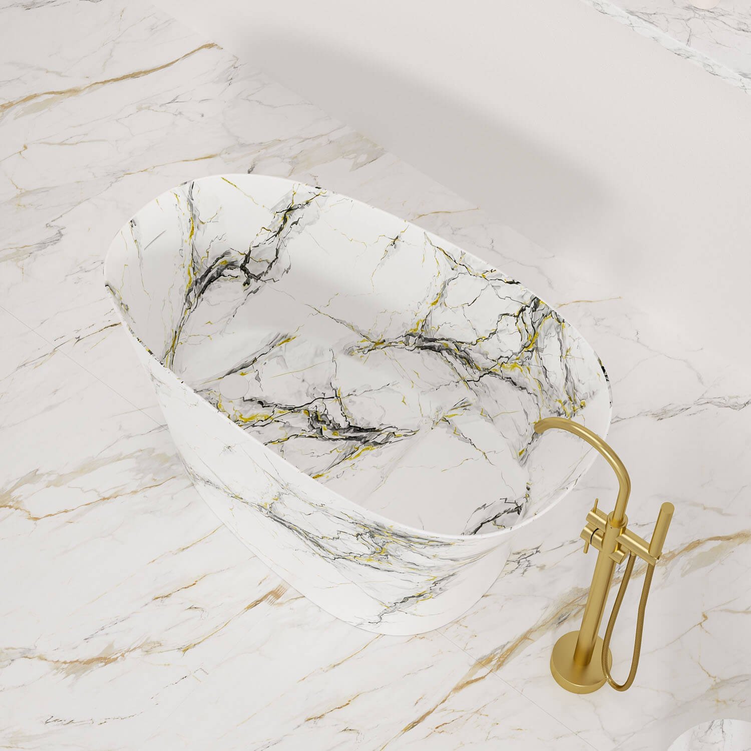 Japanische Designer-Badewanne mit Sitz – 130 cm – Bild 2