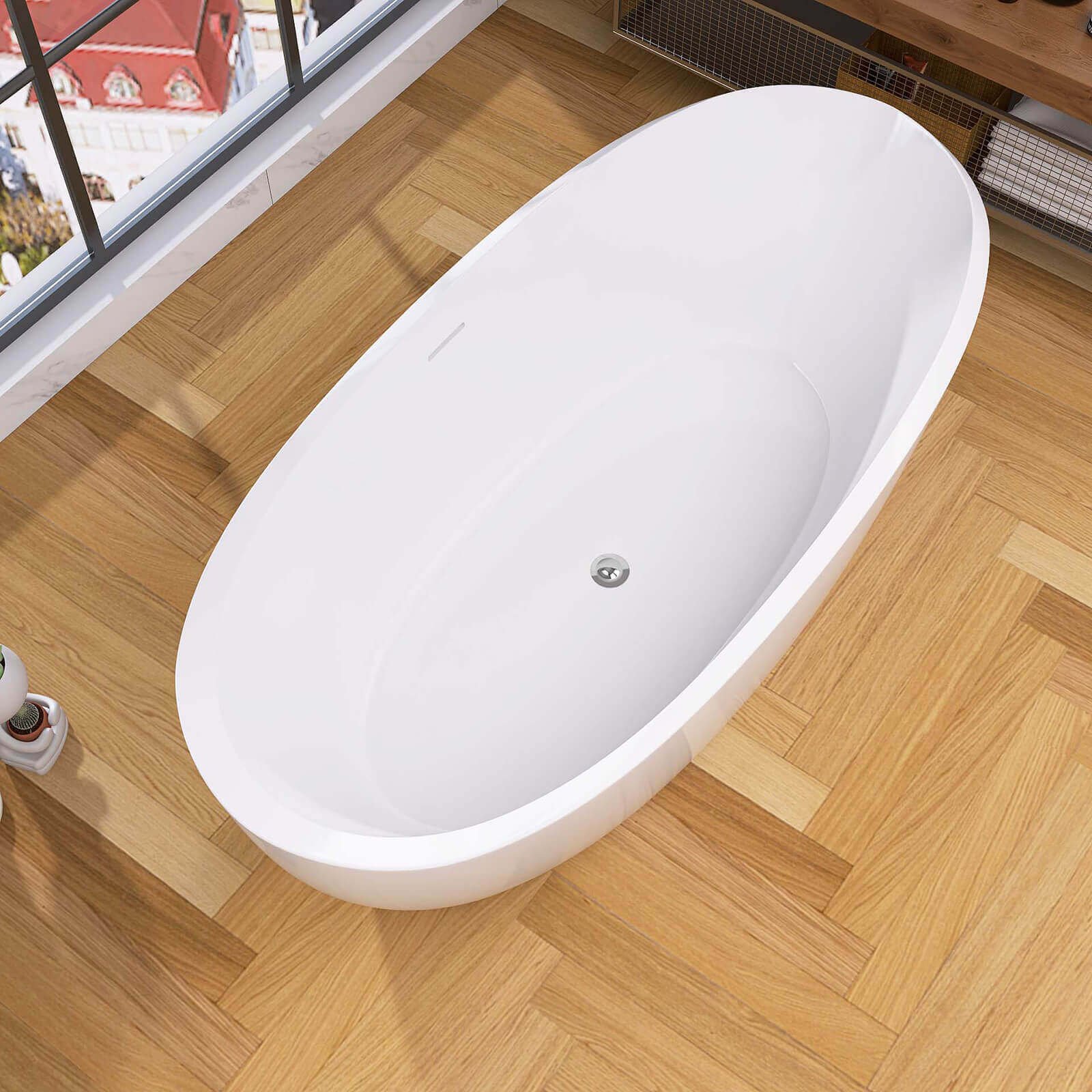 Freestanding Acrylic Bath 170cm – view 3