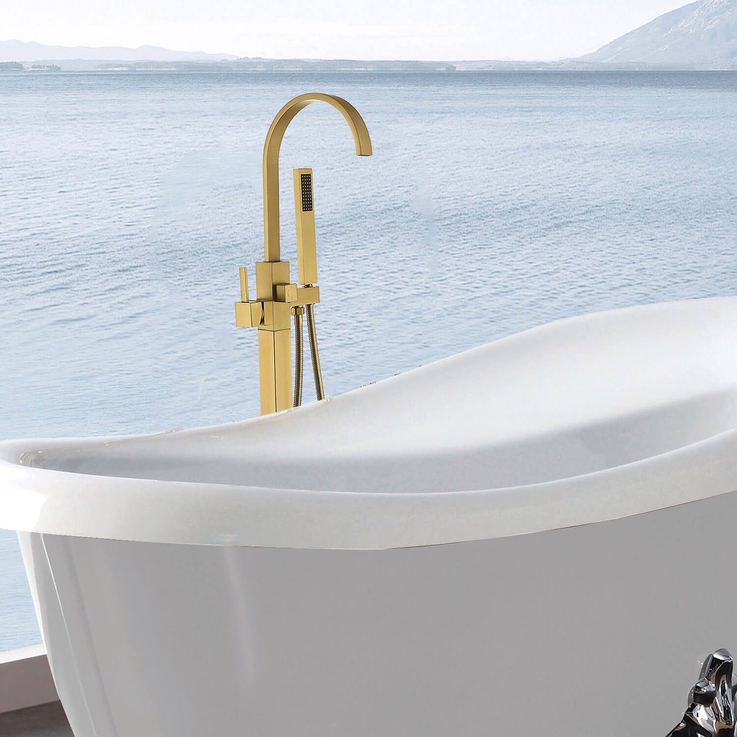 Freestanding Bath Tap in – view 1