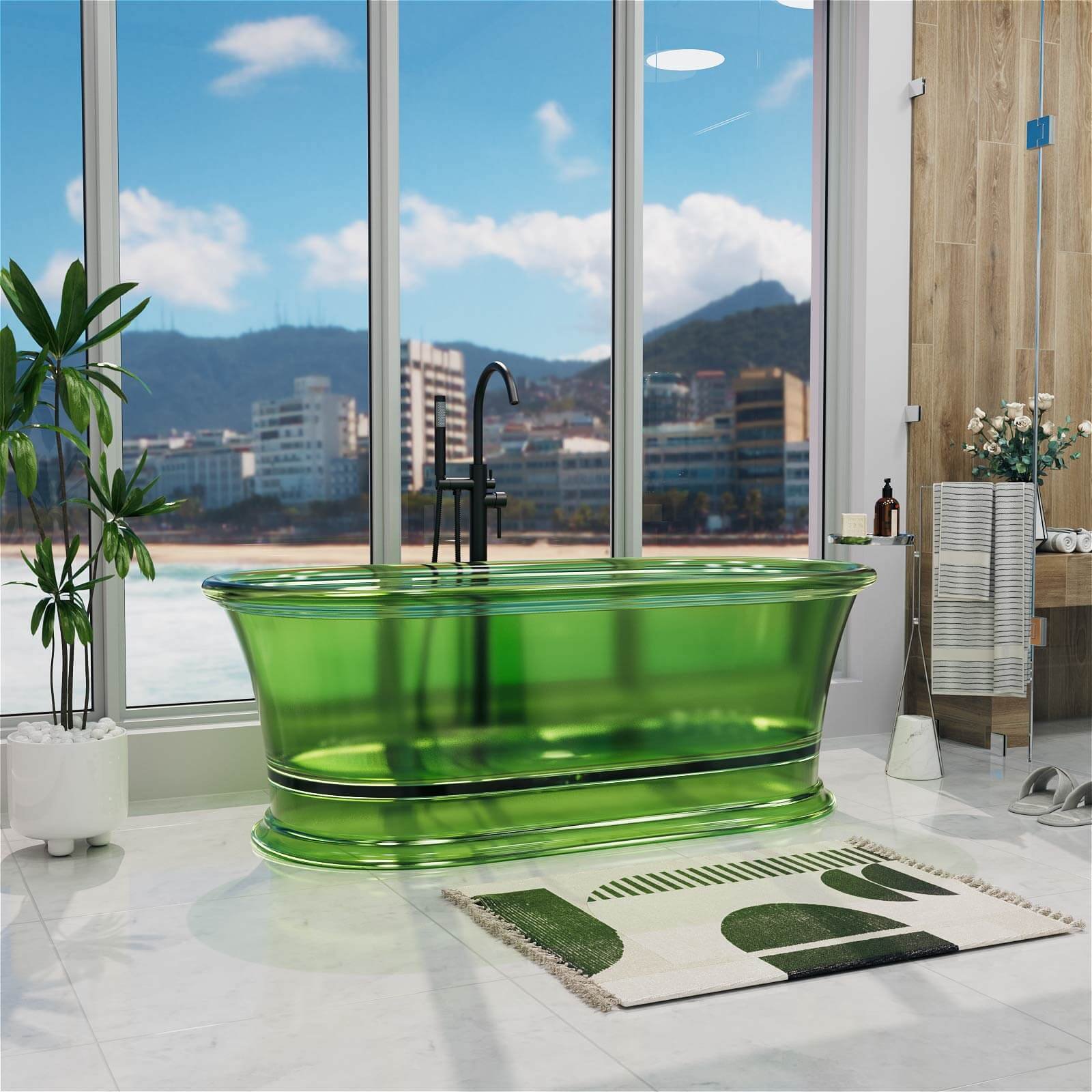 Exklusiver Transparenter Designer-Whirlpool – Tief & Farbig – Bild 5