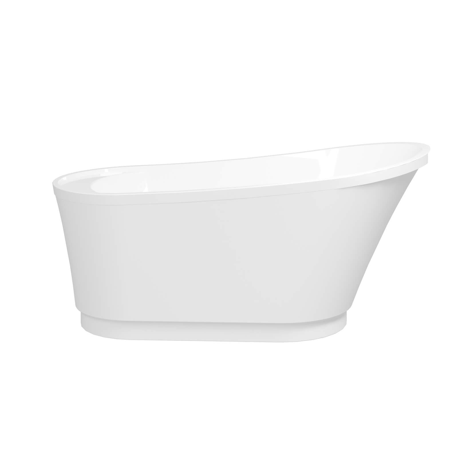 Freistehende Acryl-Slipper-Badewanne – 150 cm – Bild 4