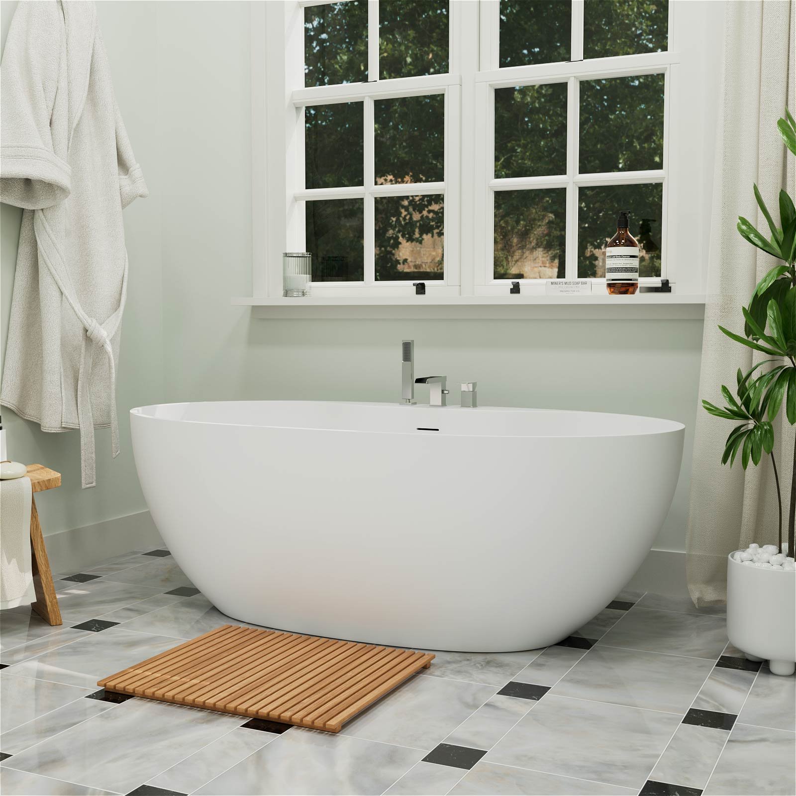 Freestanding Bath with Tap – view 3