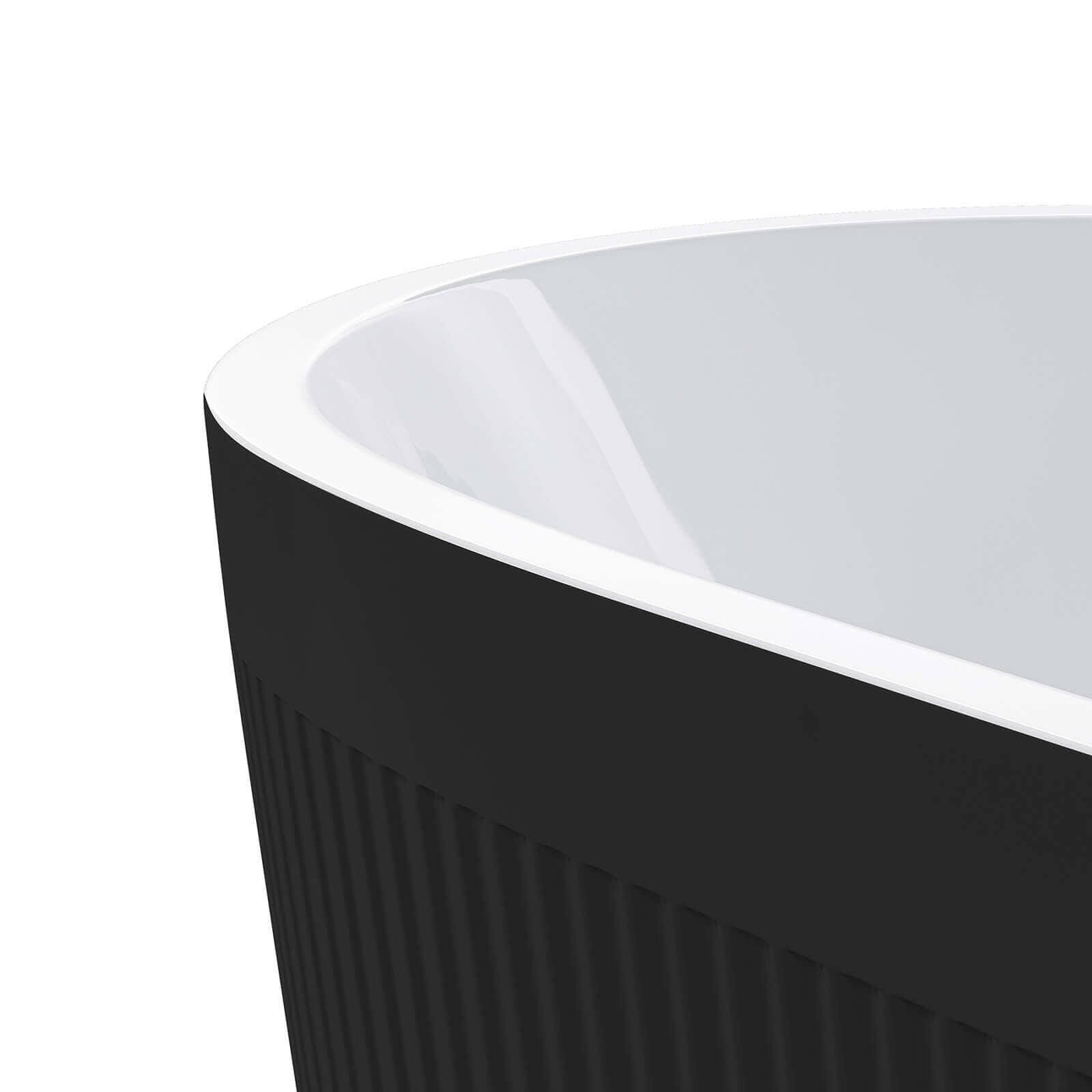 Freestanding Acrylic Bath with – view 3