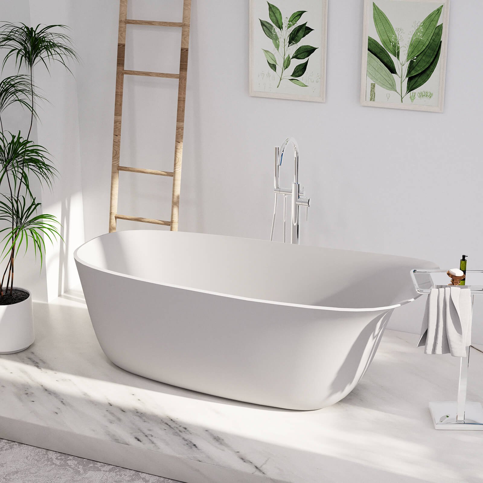 Freistehende Komfort-Badewanne – Ergonomisch & Elegant – Bild 3