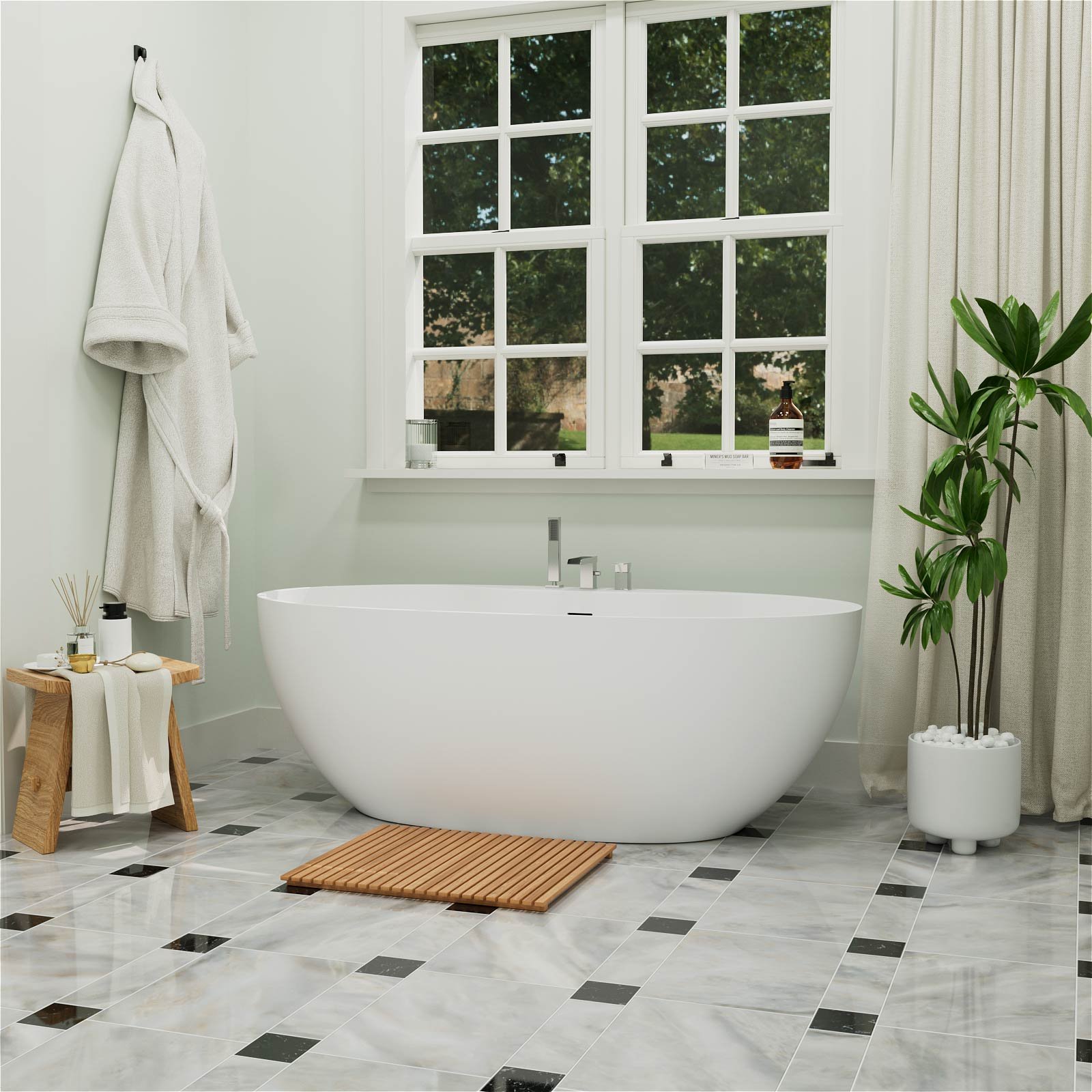 Freestanding Bath with Tap – view 4