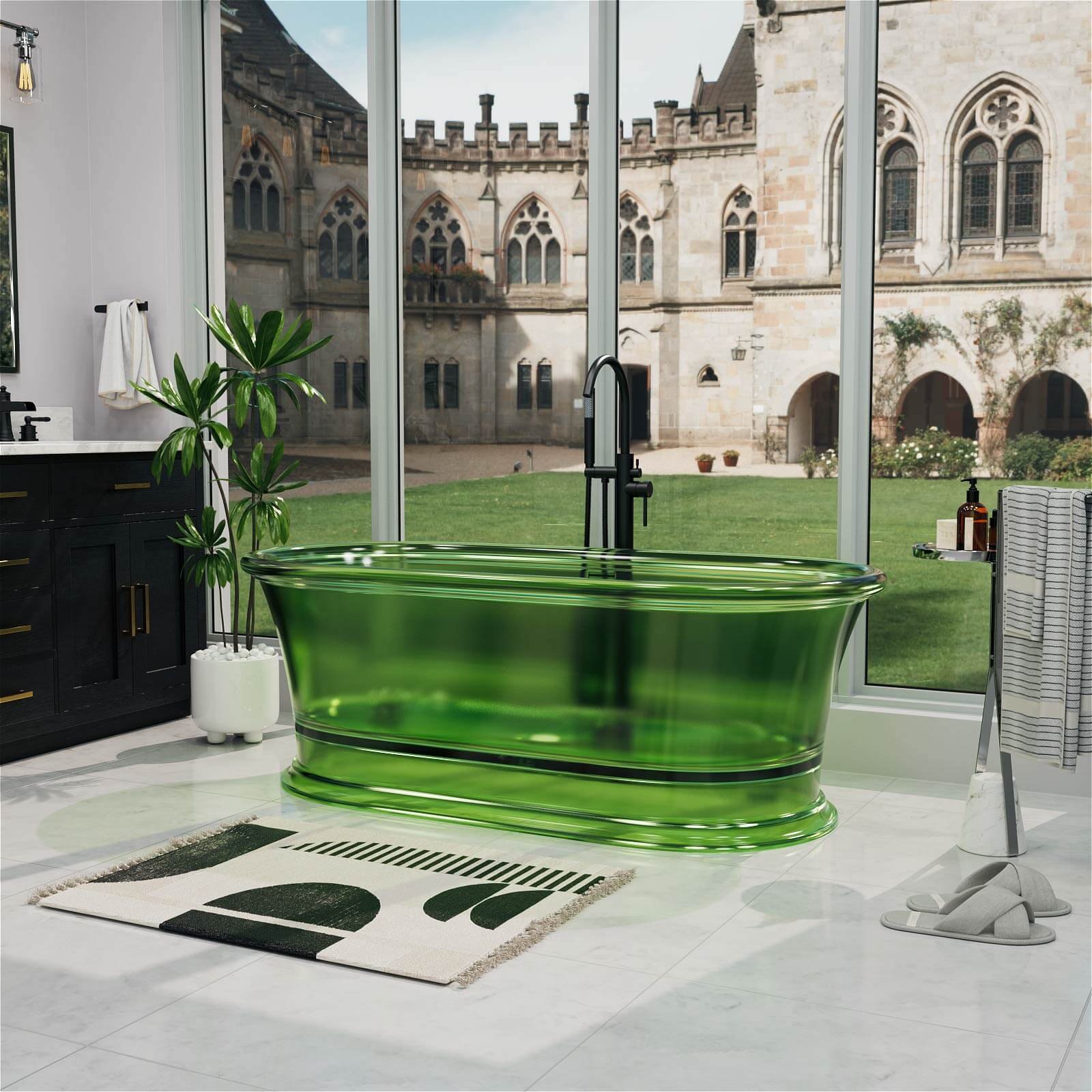 Exklusiver Transparenter Designer-Whirlpool – Tief & Farbig – Bild 2