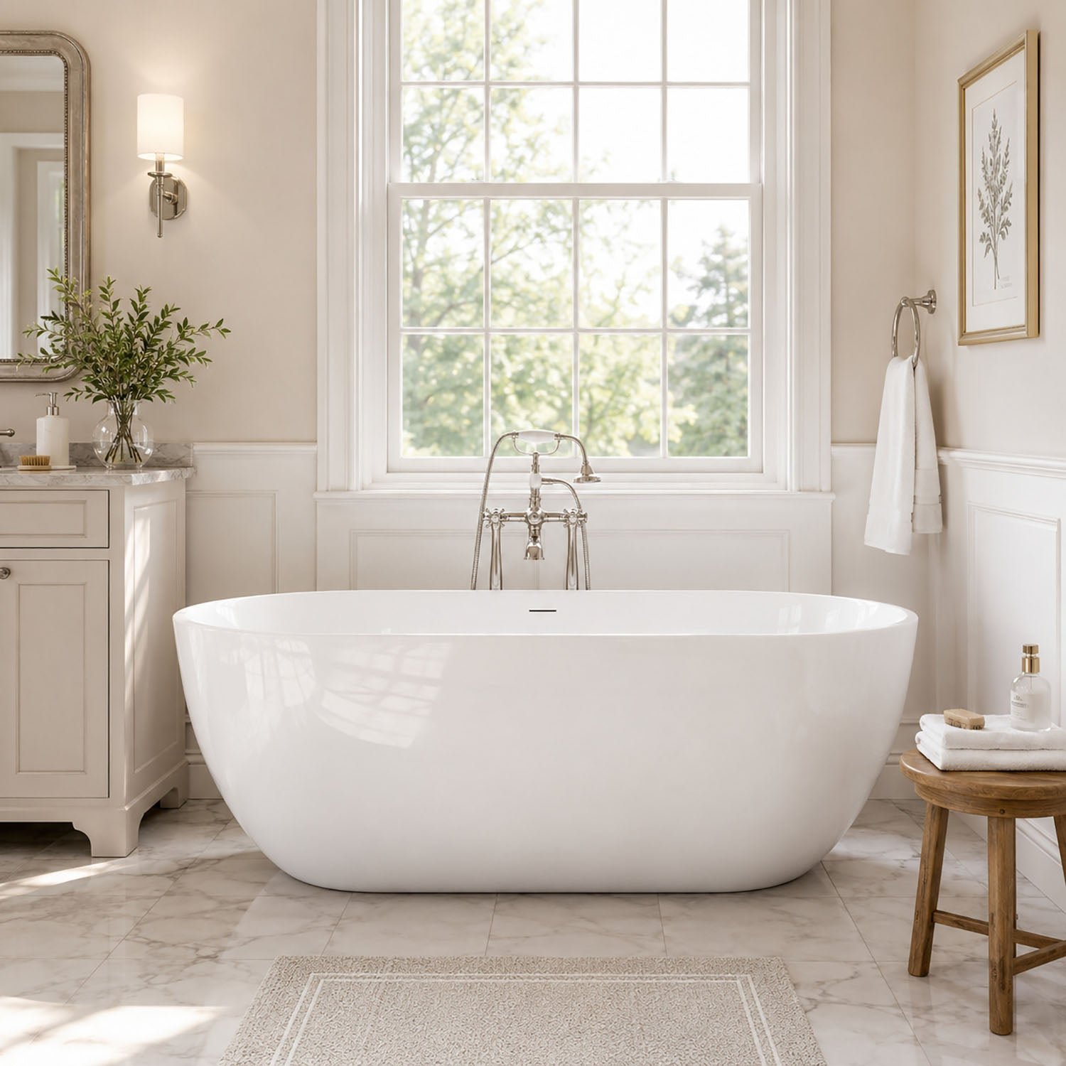 Freestanding Oval Bath 150