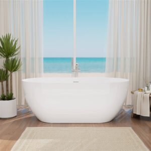 Freestanding Oval Bathtub