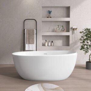 Freestanding Oval Acrylic Bath