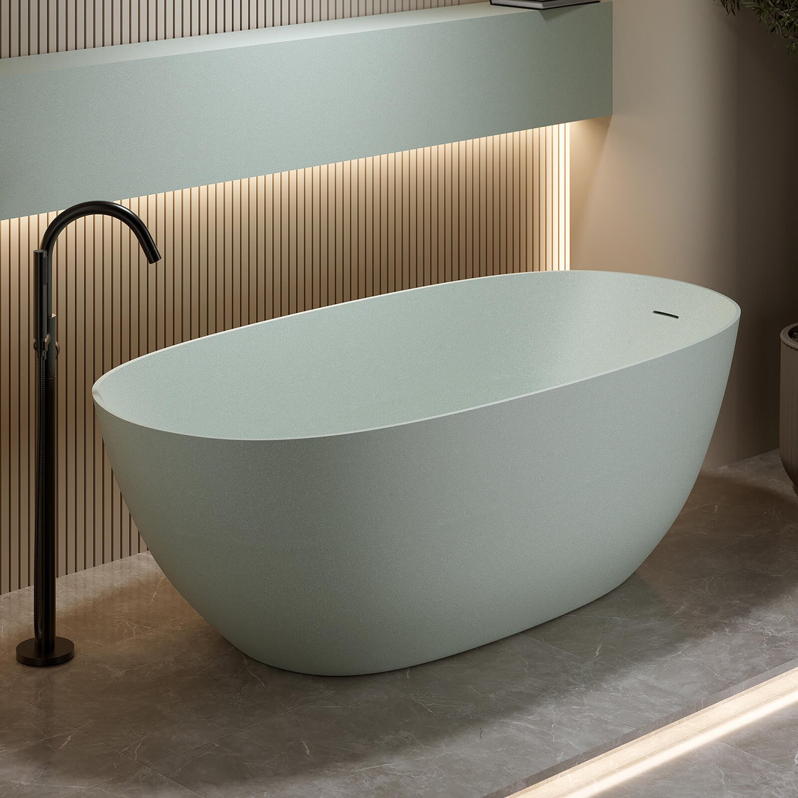 Turquoise Designer Double Bathtub – view 1