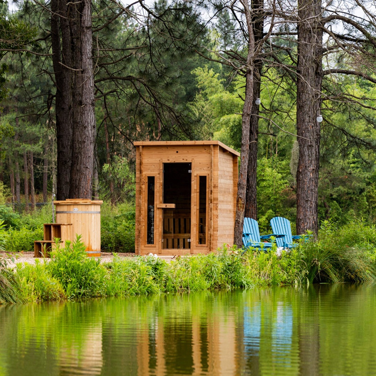 Outdoor Garden Sauna "Compact" – view 3