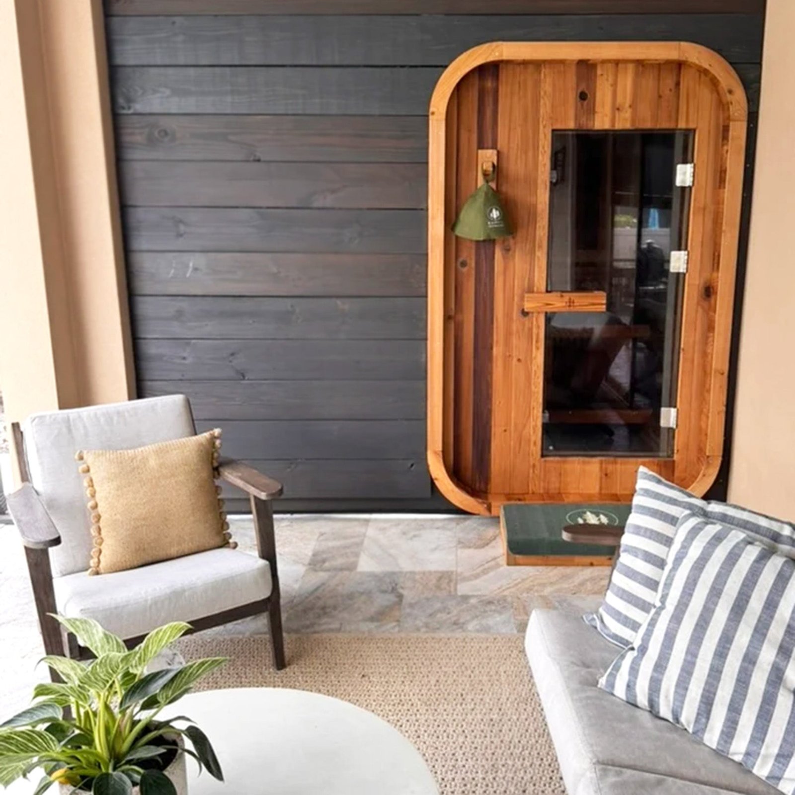 Duo Outdoor Sauna – Kompakt & intelligent gesteuert – Bild 5
