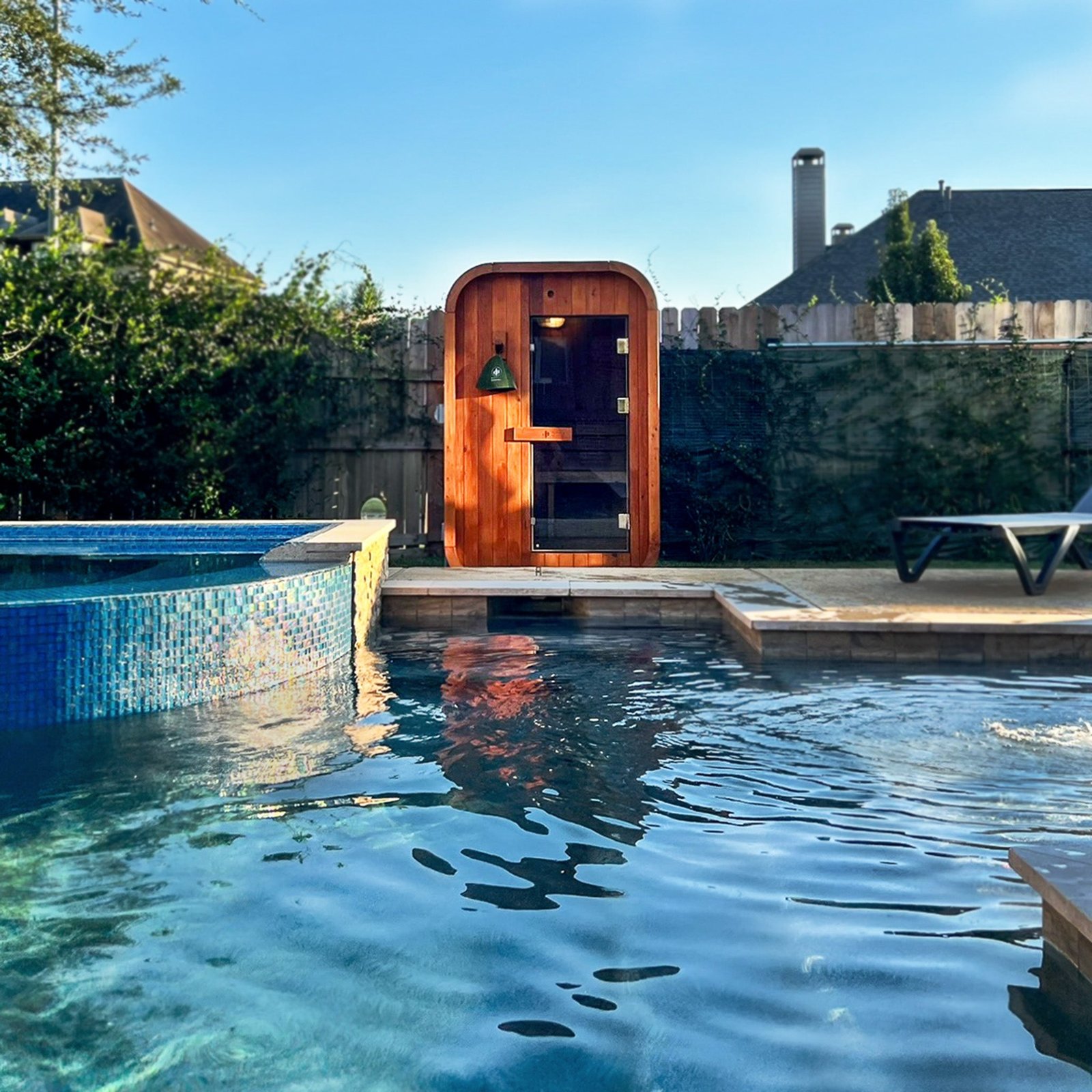 Duo Outdoor Sauna – Kompakt & intelligent gesteuert – Bild 4