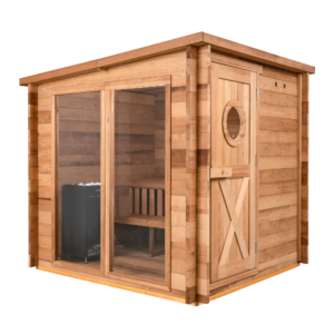 Garten-Sauna XXL für 8 Personen – Luxus und Entspannung