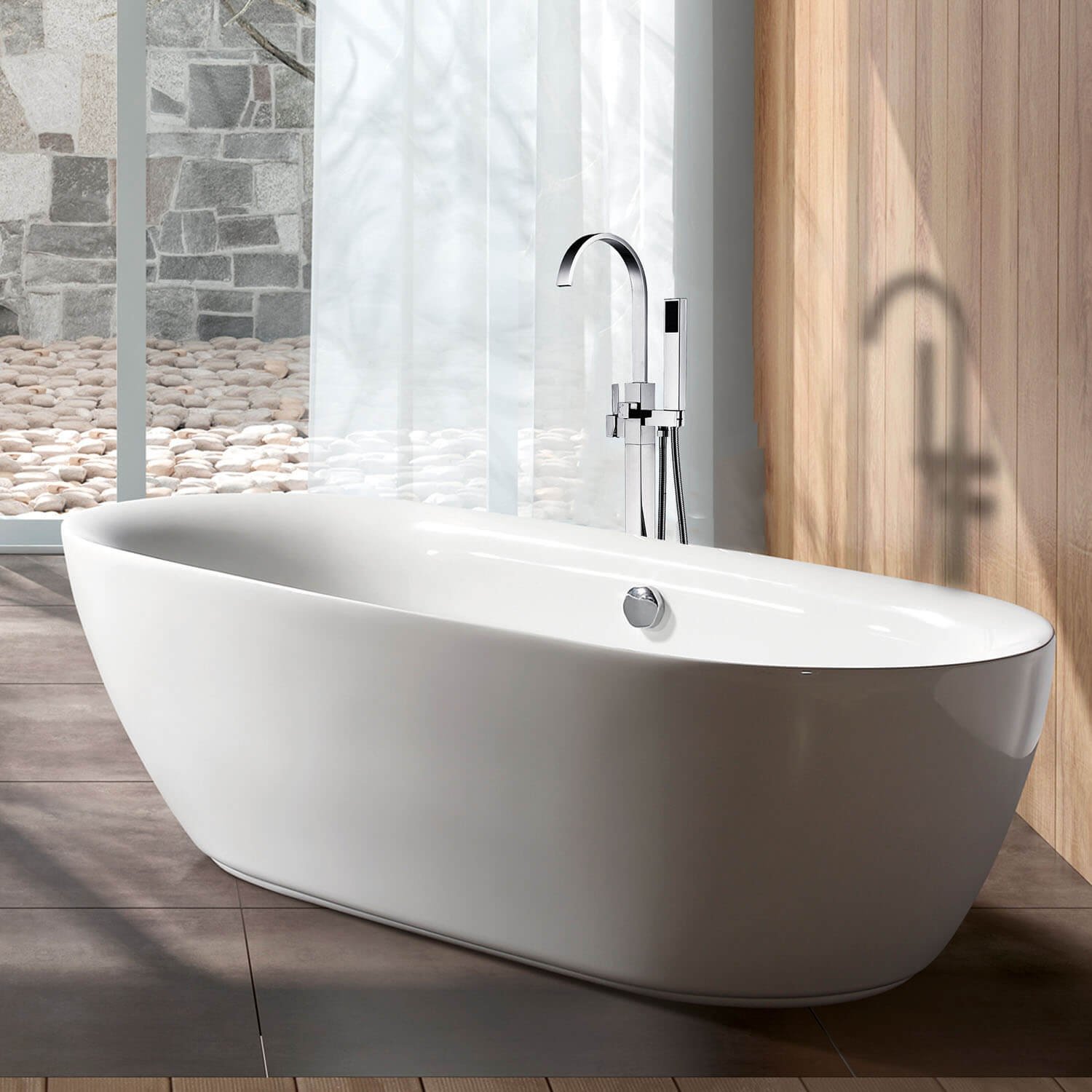 Freestanding Bath Tap with – view 1