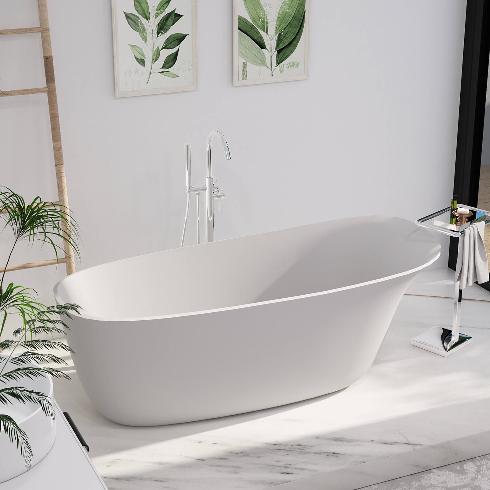 Freistehende Komfort-Badewanne – Ergonomisch & Elegant – Bild 4