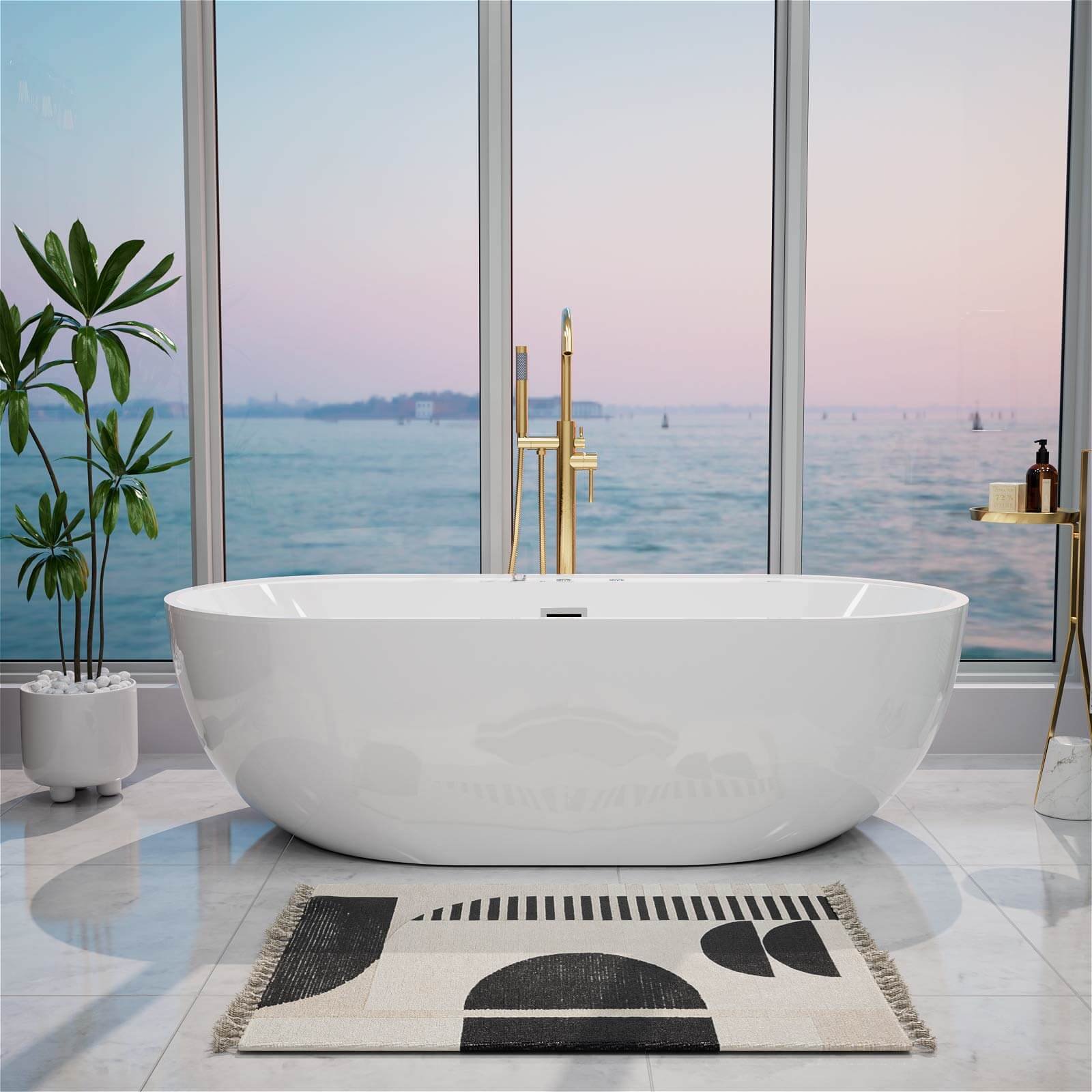 Premium Whirlpool Bath 170cm – view 2