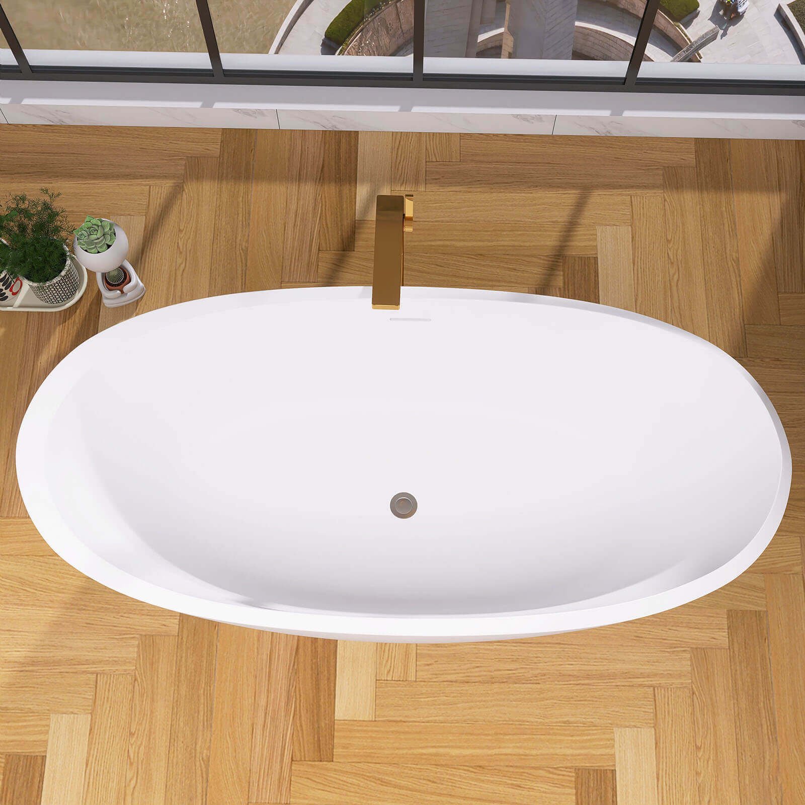 Freestanding Acrylic Bath 170cm – view 2