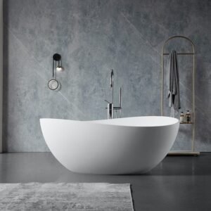 Freestanding Solid Surface Bath
