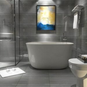 Freestanding Oval Bathtub 'Compact'