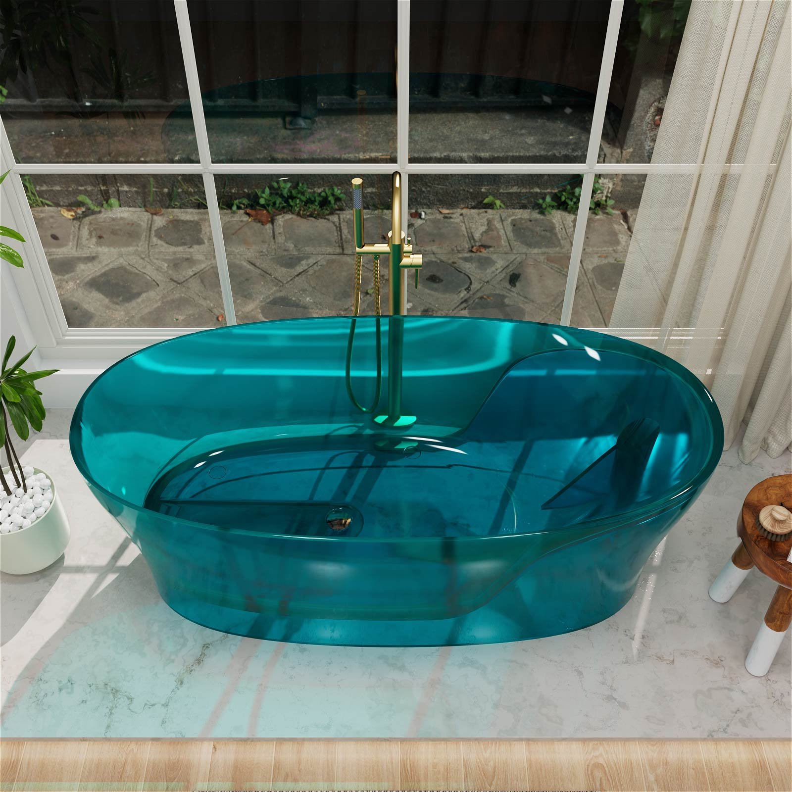 Freestanding Designer Bathtub in – view 1
