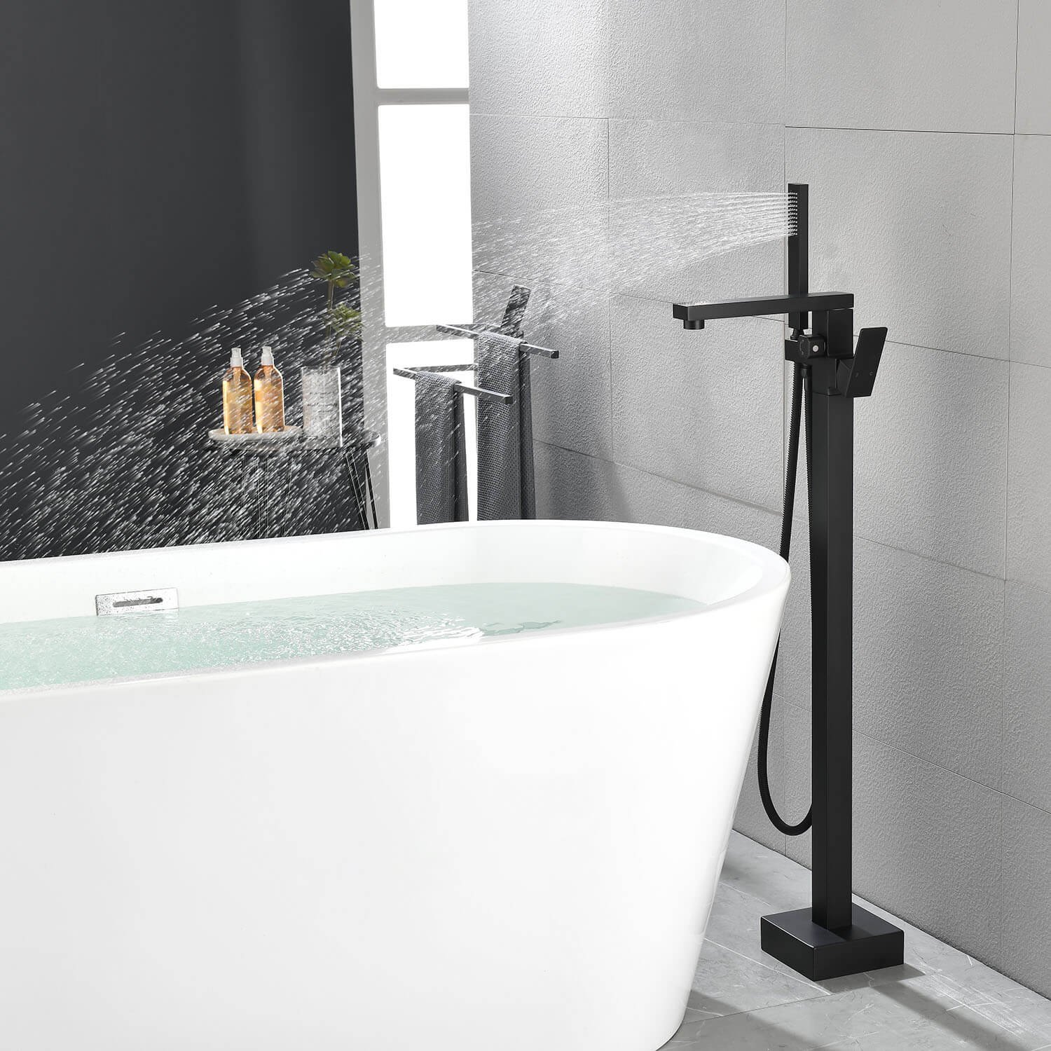 Freestanding Bath Shower Mixer – view 3