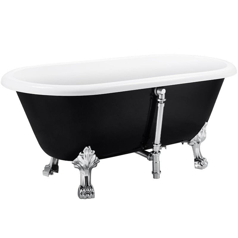 Klassische freistehende Badewanne mit Löwenfüßen – Bild 5