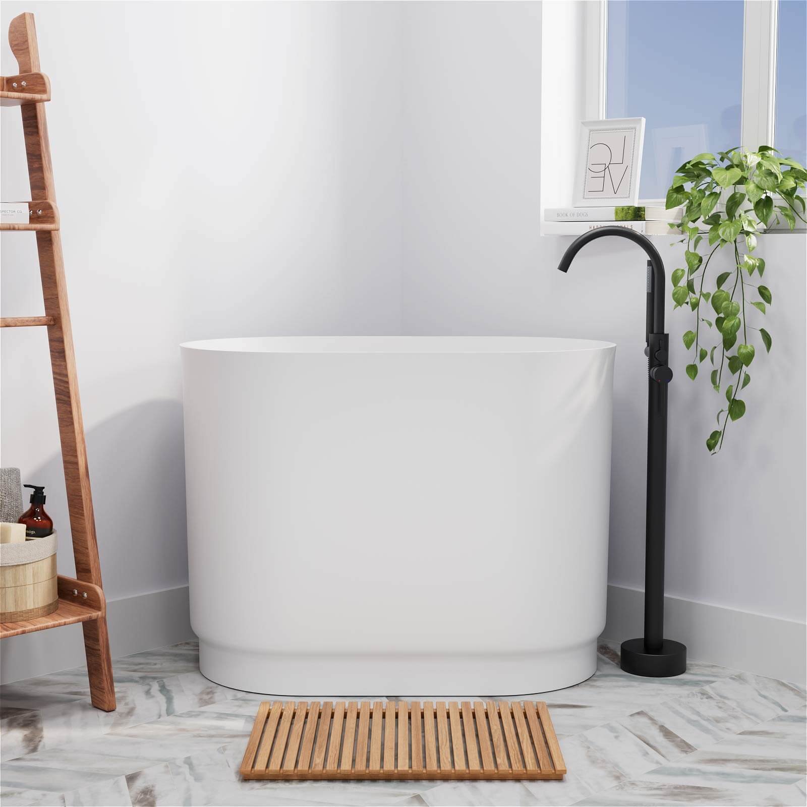 Japanese Oval Soaking Tub