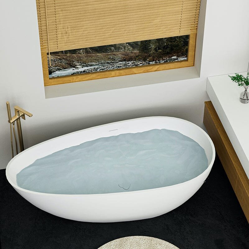 Freestanding Oval Stone Resin – view 4