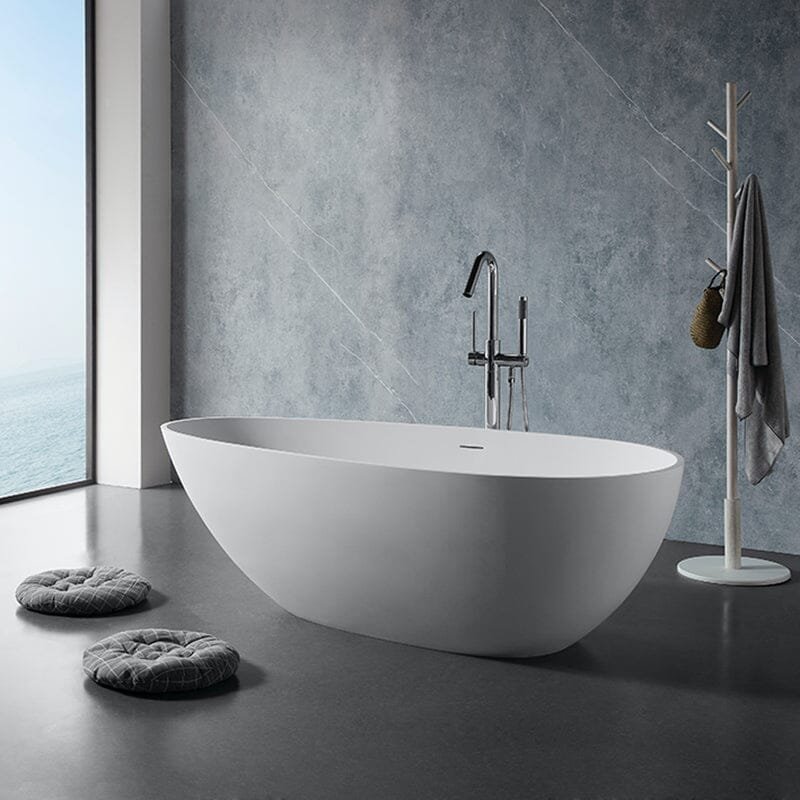 Freestanding Oval Stone Resin – view 2